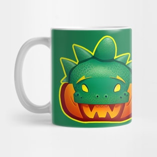 Pumpkin Cosplay Halloween Dinosaur Mug